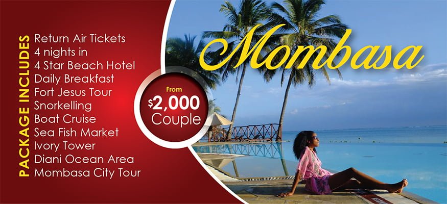 honeymoon in Mombasa